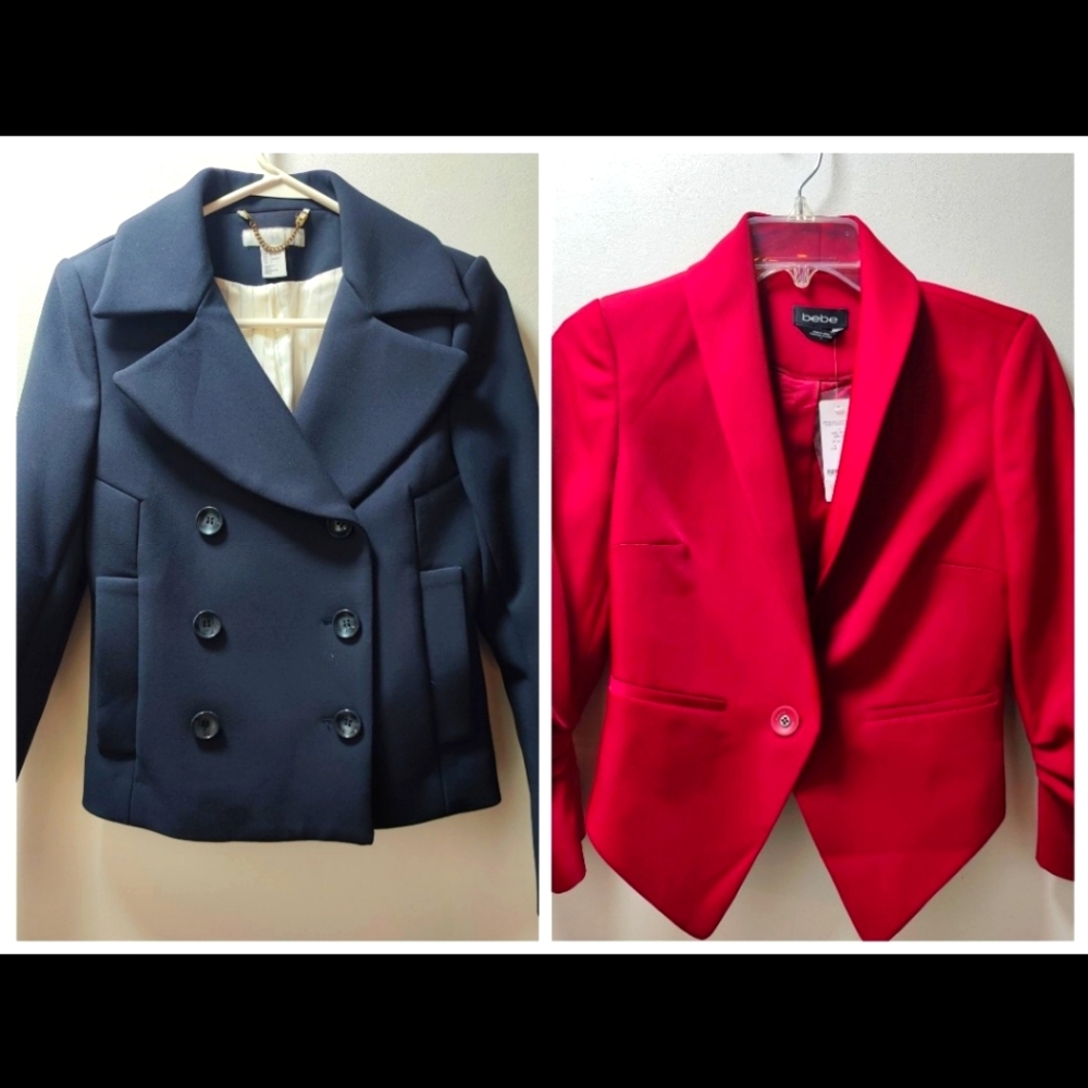 Lot bundle combo of 2 designer blazers